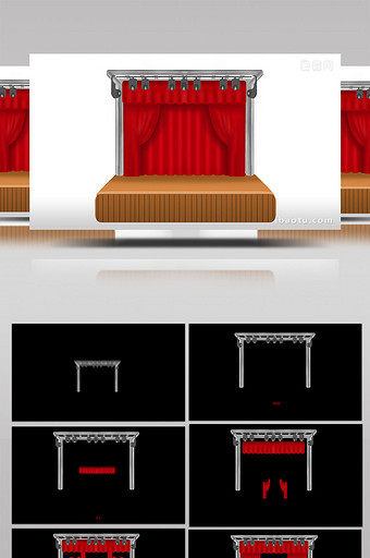 舞臺幕布圖片素材免費下載與專業搭建服務指南
